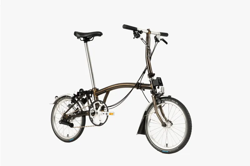 Brompton C-Line Explore Low Bar Folding Bike Black Laquer-1